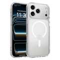 Transparent, full-coverage, drop-proof, minimalist soft case for iPhone 17，Hot selling shiny magnetic high-definition glass lens protective case