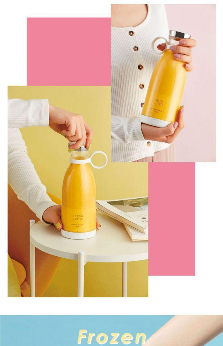 Portable wireless juicer cup