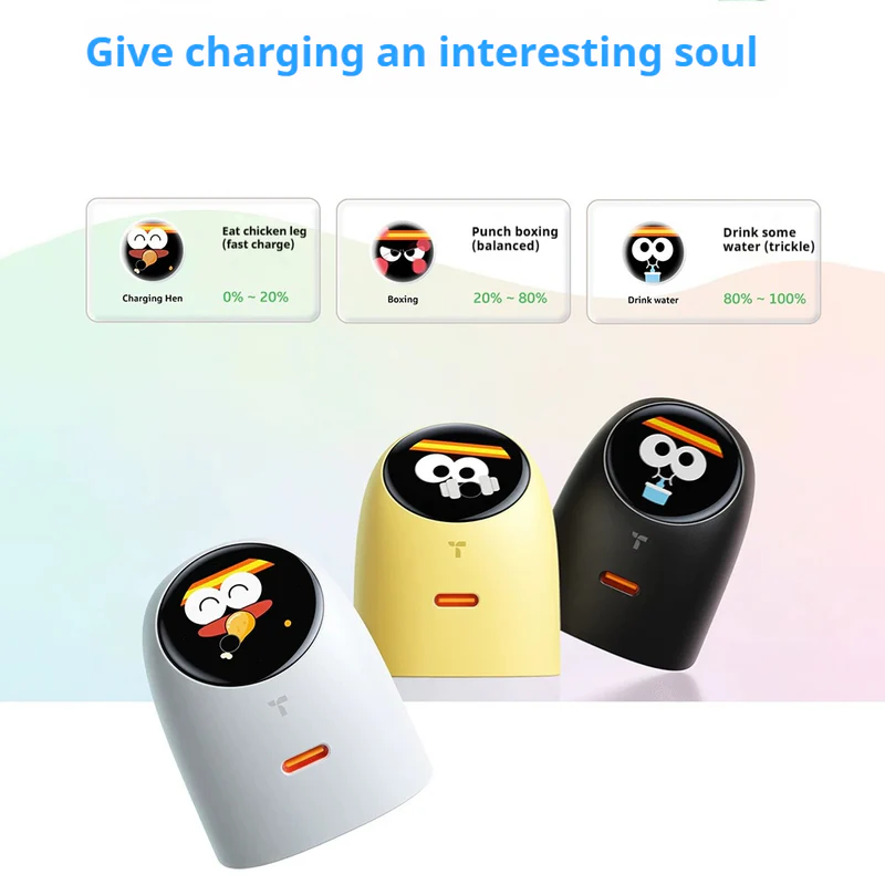 Smart Emoji Fast Charger,Creative gifts,Adorable Emoji Fast Charger | Turn Charging Into a Vibe!