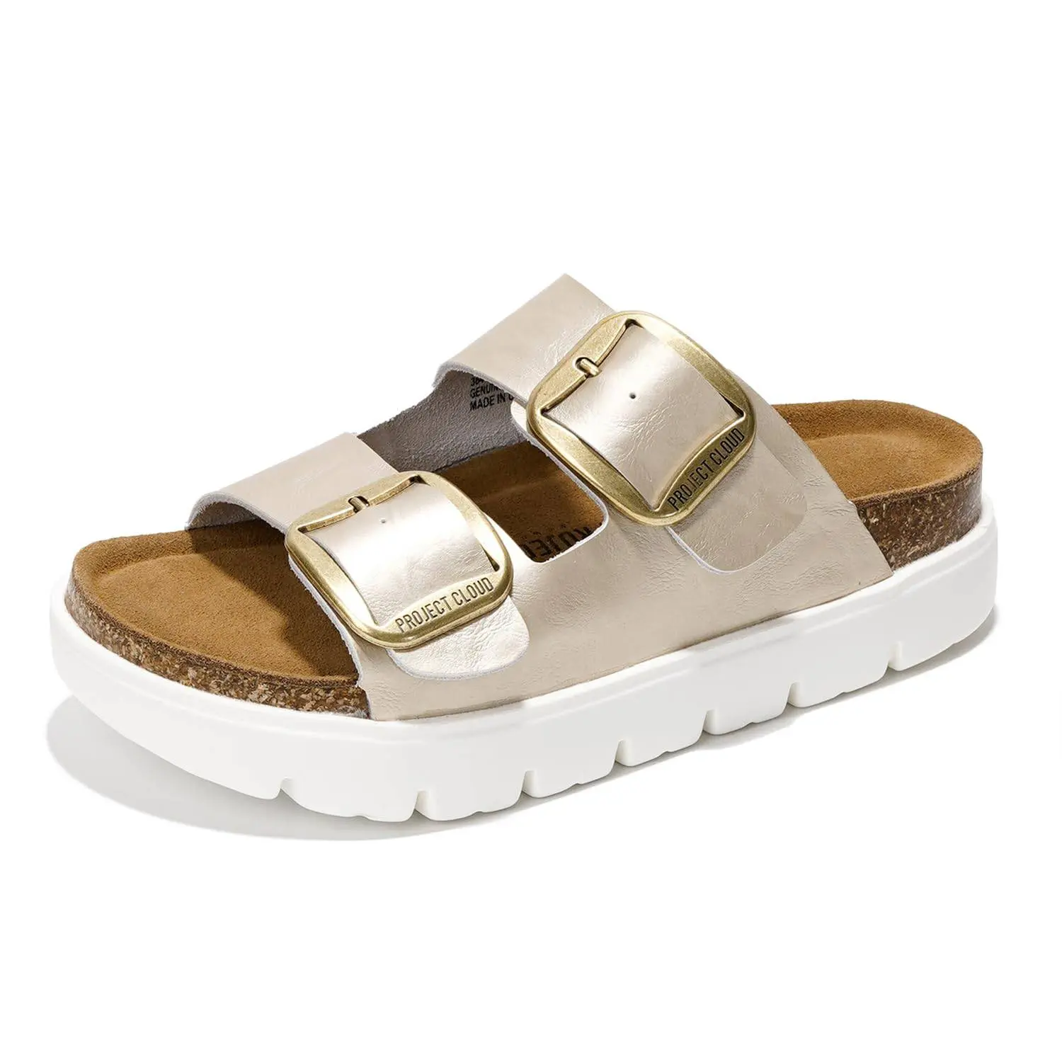 Women's Genuine Leather Flatform Platform Sandals | Summer Walking Footwear |  Non-Slip – Greece Chunky