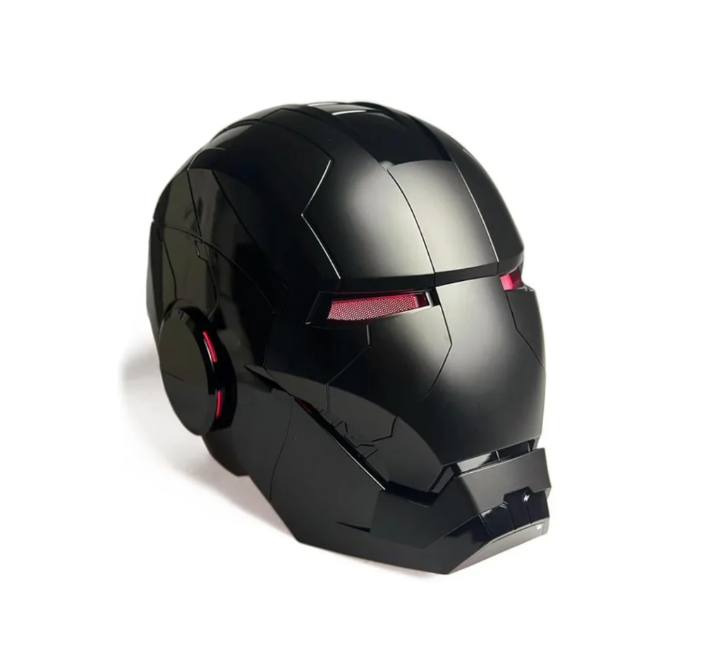 Iron Hero MK 5 1:1 Wearable Helmet :Voice, Touch, and Remote Control, Realistic Sound Effects, Can Cosplay and Collectible Figures for Man and Teen Ideal Gift