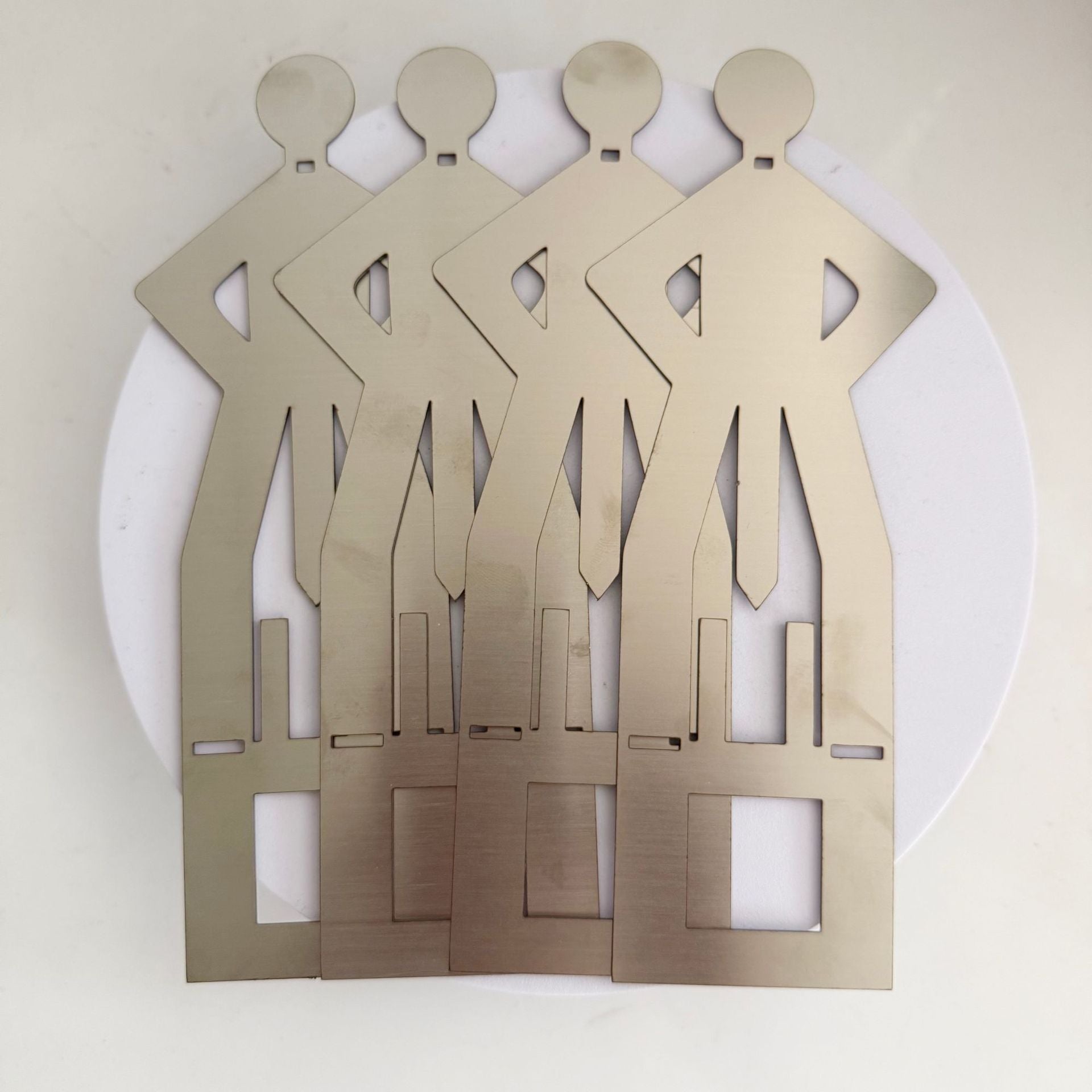 Outdoor Human-shaped Barbecue Sausage Rack Decoration