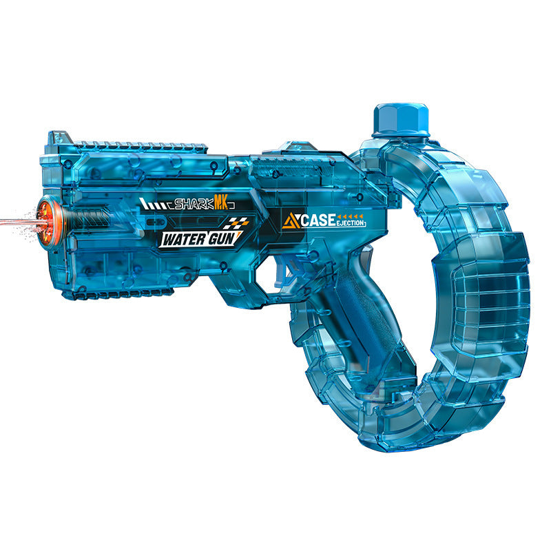 Energy-concentrating ring-shaped electric water sprayer toy, transforming, with cool lights, large capacity, and fully automatic continuous spraying. A children's gift, birthday present.