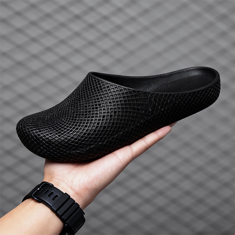 Thick-soled, breathable, non-slip beach clogs