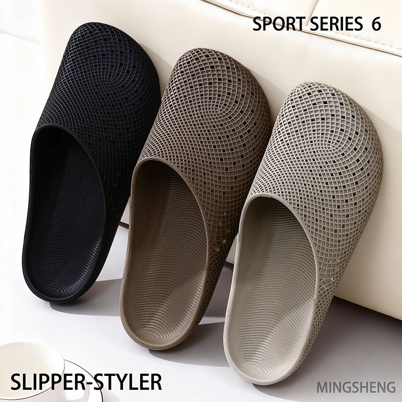 Thick-soled, breathable, non-slip beach clogs