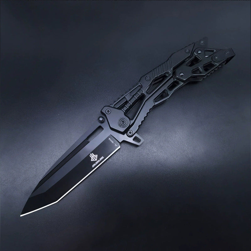 All-steel mechanical folding knife, high-hardness fruit knife