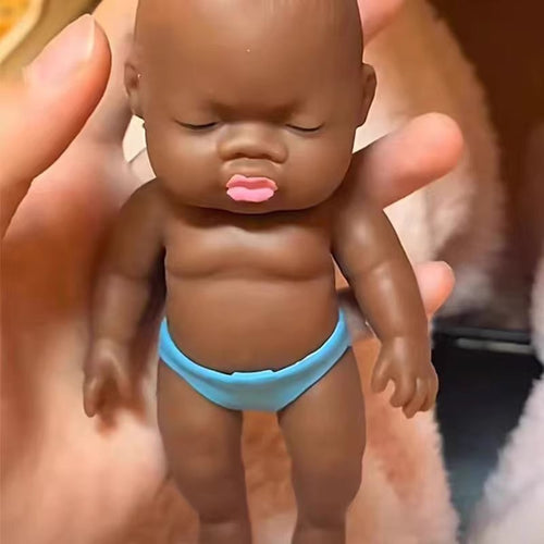 Big Black Doll Squeezable Toy, Stress Relief Artifact, Black Doll, Small Gift, Mascot, Doll, Natasha