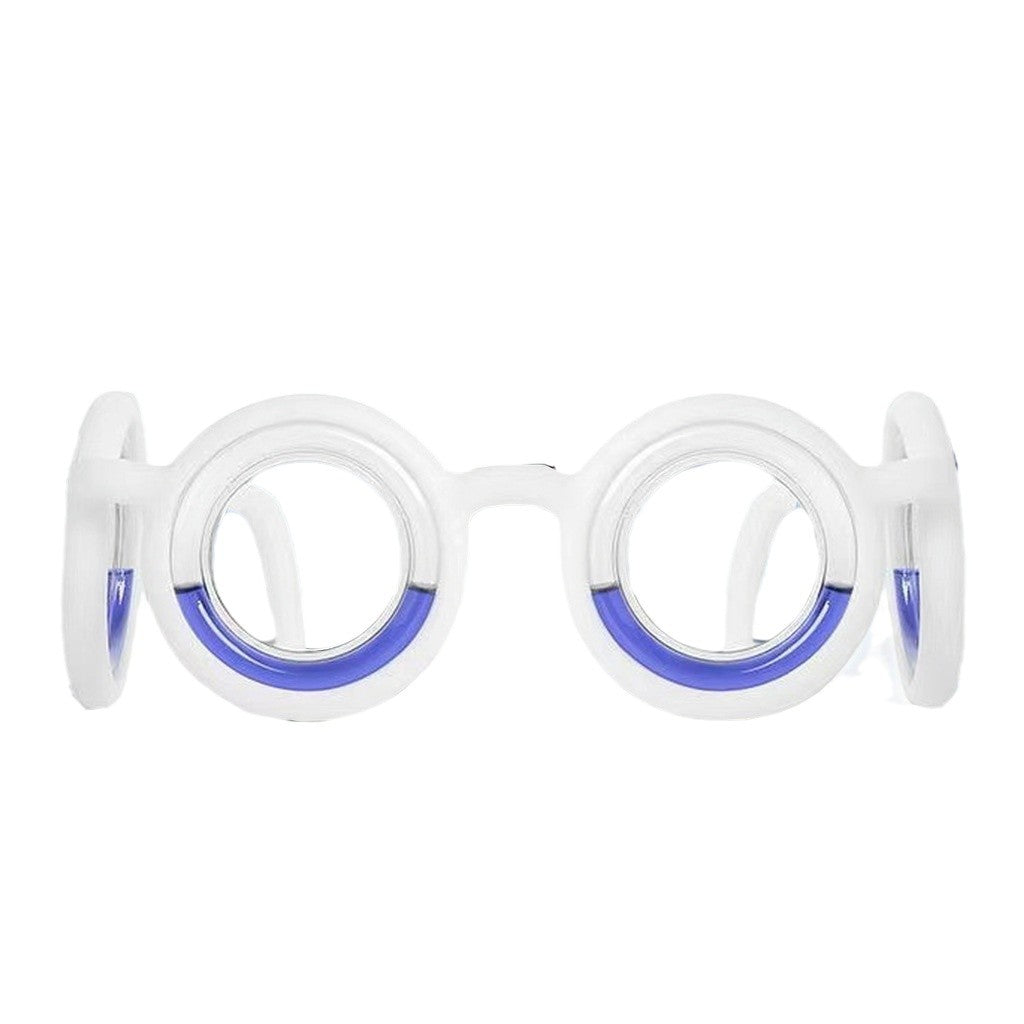 Anti-motion sickness glasses for adults and children, preventing dizziness from seasickness or car sickness. Liquid glasses to prevent vomiting.