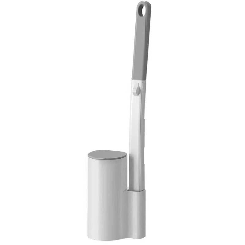 Disposable toilet brush head for household use, no dead angles, toilet cleaning brush head for thorough cleaning and stain removal.