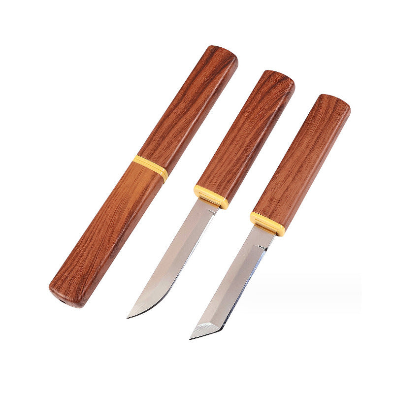 Kitchen knife Set,Double-edged Knife with Stainless Steel Paring Knife,Ultra Sharp Kitchen Knife,Portable Compact Knives for Camping,Hiking.