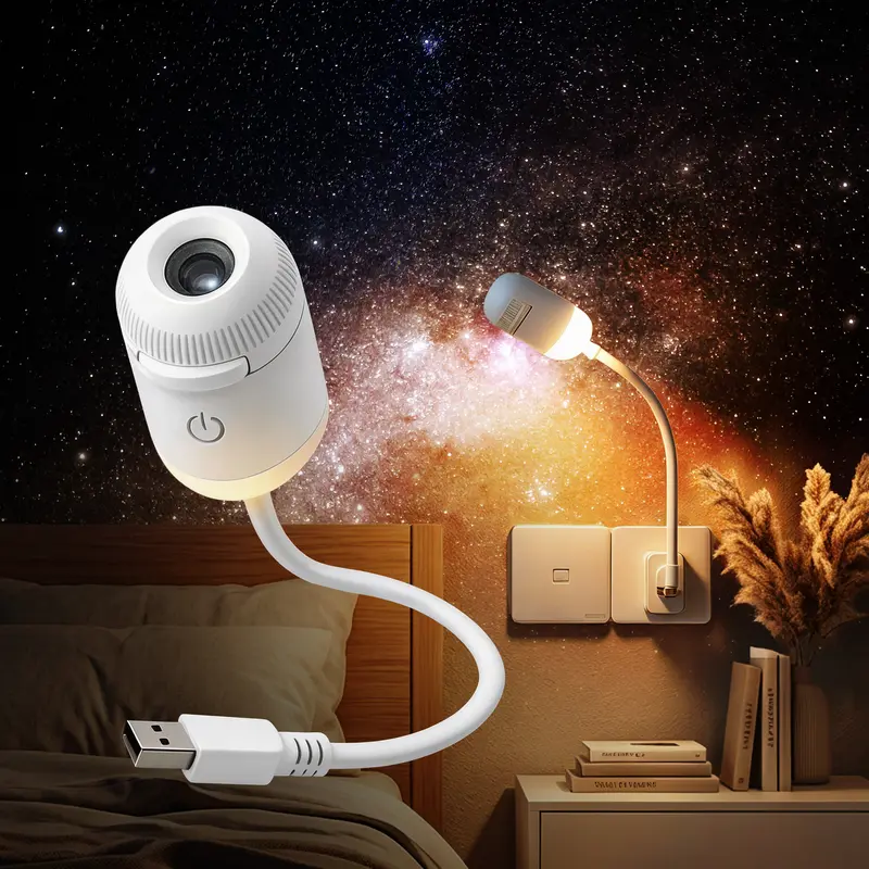 USB starry night light, suitable for home scenes, small footprint, clear projection. Usb Charging Lampara Usb C Rechargeable Usb Led outdoorfun