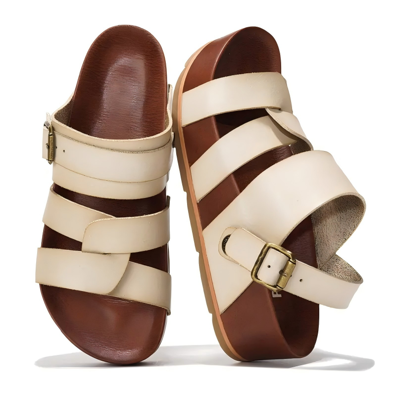 Women's | Eco-Leather Platform Sandals | Lightweight | Non-Slip - Proud