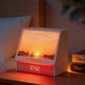 Dynamic Sunrise Alarm Clock , 12 White Noise Machine for Sleep,  Buttons and Remote Control,  10 Nature Scenes, Dimmable Night Light for Heavy Sleeper, Adults, Kids,Decor Home Goods