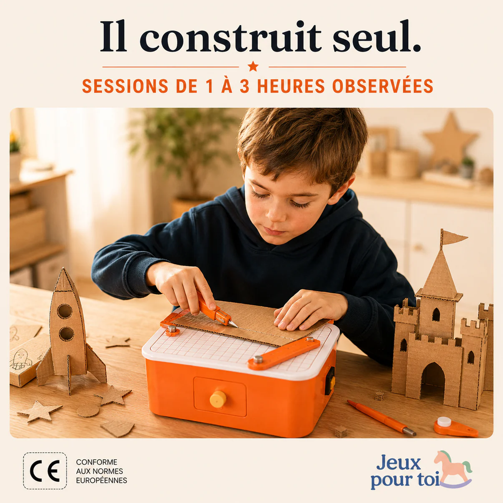 Little Inventors - 100% Safe Cardboard Saw，The perfect gift for children