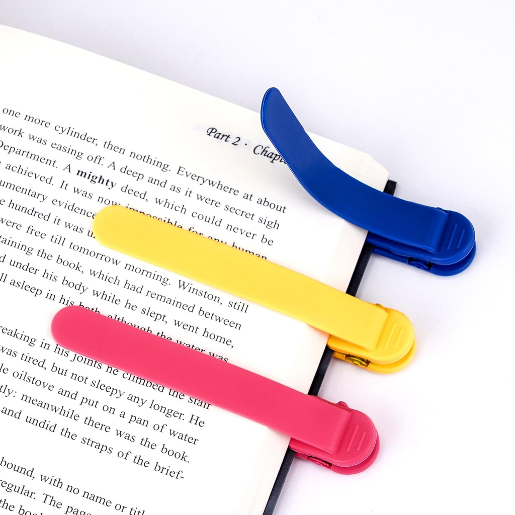 Smart Bookmark,3pcs Silicone Book Mark,Book Accessories for Reading Lovers