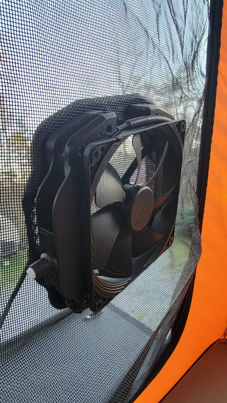 Magnetic fans suitable for rooftop tents and high-speed campervans