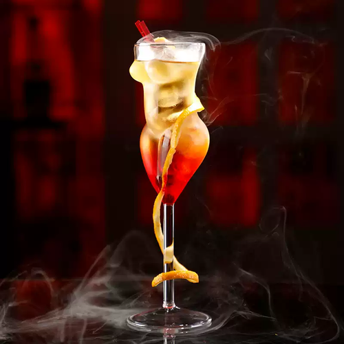 Beauty Cup, Personalized Stem Glass, Creative Cocktail Glass, Beauty Champagne Glass, Nude Woman Glass