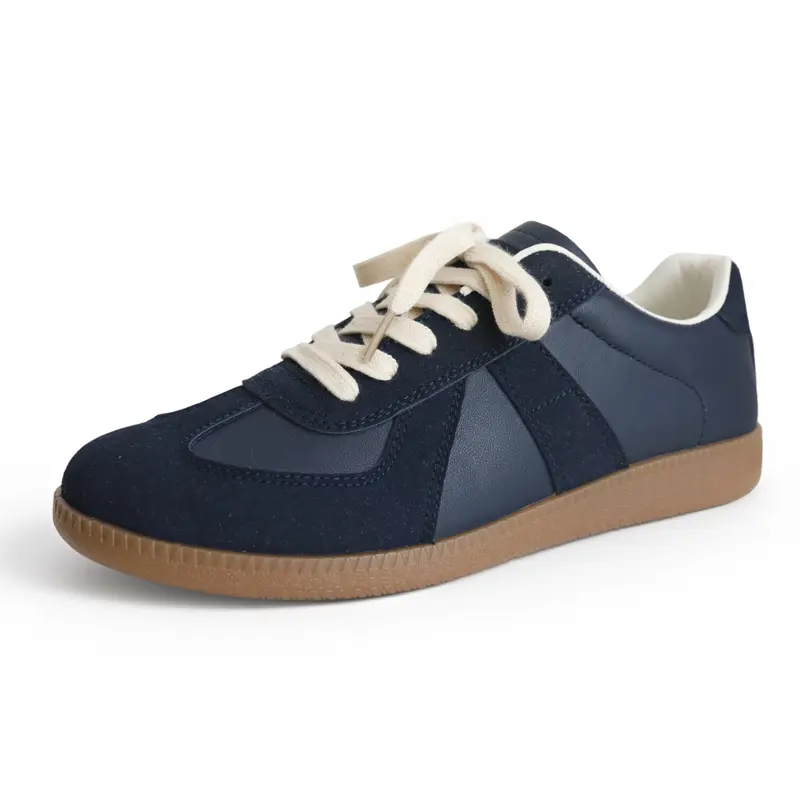 EVELLYHOOTD Men's Army Training Shoes Lace Up Casual Trainers Breathable Lightweight Non-Slip Sneakers Comfortable Running Style Shoes