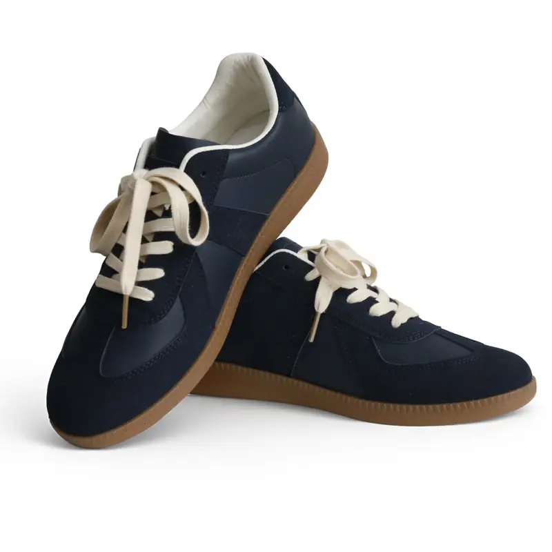EVELLYHOOTD Men's Army Training Shoes Lace Up Casual Trainers Breathable Lightweight Non-Slip Sneakers Comfortable Running Style Shoes
