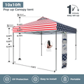 [Waterproof & UV-Resistant] PHIVILLA 10x10ft/12x12ft Pop-up Canopy Tent, Instant Portable Canopy Tent Outdoor Gazebo, One-Push-To-Lock Outdoor Gazebo with Roller Bag