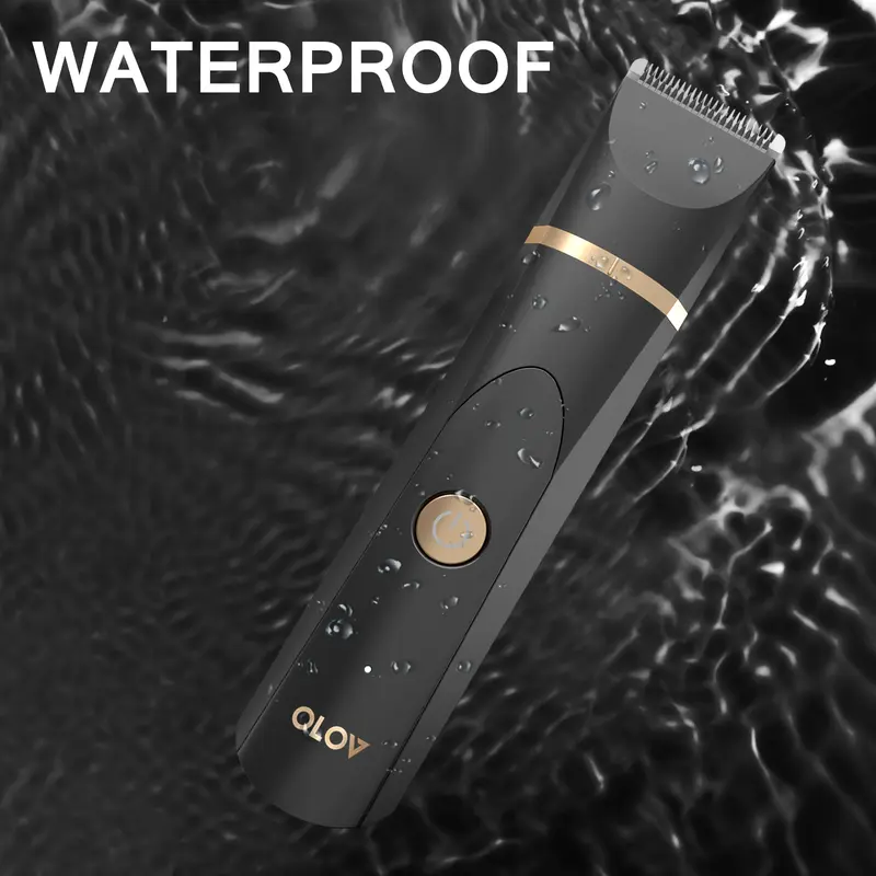 [FathersDayGift] OLOV Anti-Nick Body & Ball Trimmer - Safe Ceramic Blade Groomer for Men