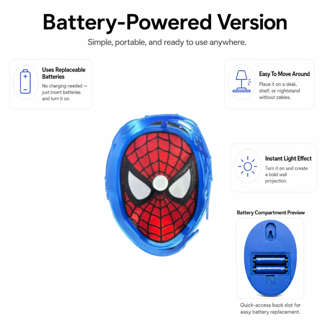 Spider Shadow Lamp，Creative gifts