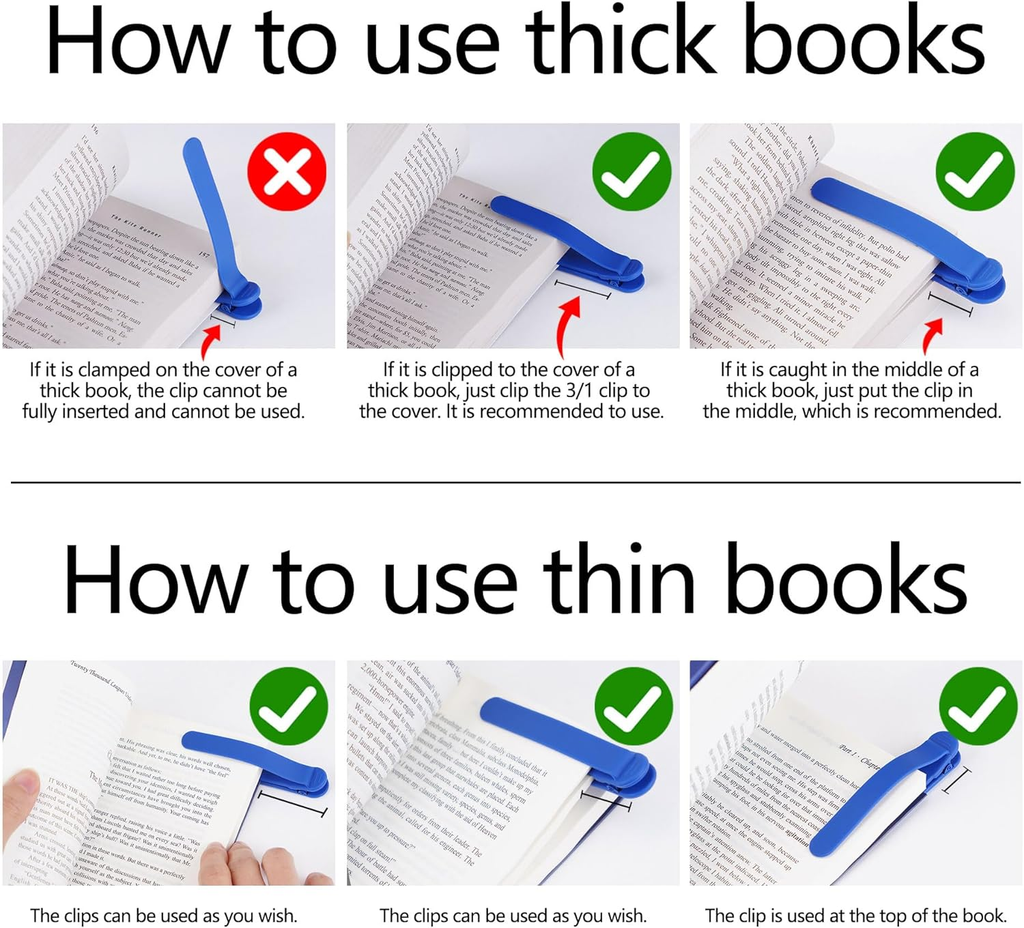 Smart Bookmark,3pcs Silicone Book Mark,Book Accessories for Reading Lovers