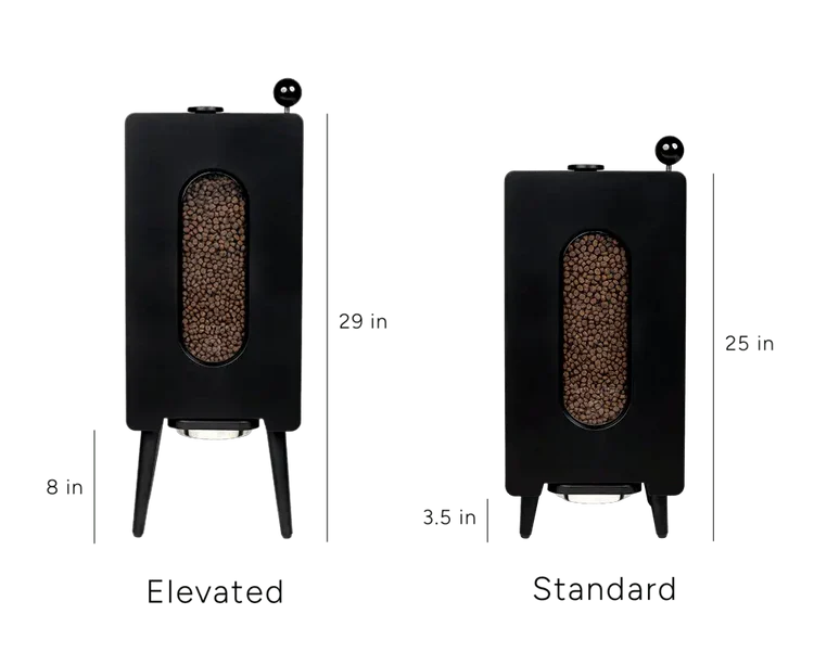 Cat and dog food bins, sealed and moisture-proof food storage containers, retro-style furniture, high-end natural wood color food storage bins