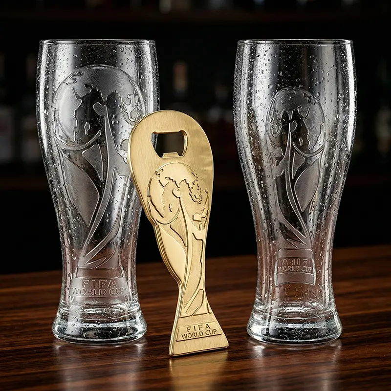 The Ultimate Official FIFA World Cup 2026 Shatterproof Mugs （Not glass）and Magnetic Gold Opener set---Raise a cup to Victory Drink Drinkware Premium Soccer Gifts soccer fan gear summervibes,summerwins summerwins