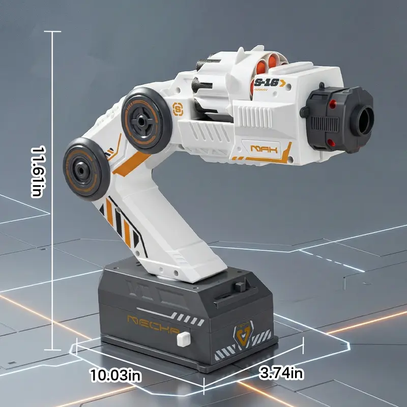 Smart Tracking Robotic Arm Kit Mechanical Arm, Wearable Shoulder Mount, STEM Toy for Kids