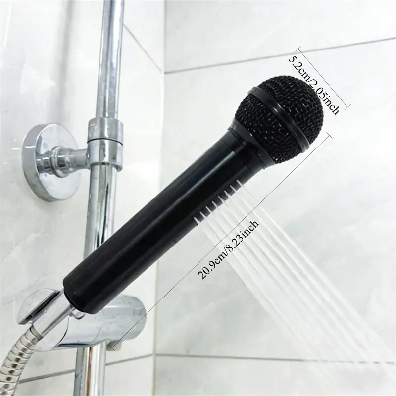Microphone-Shaped Creative Showerhead