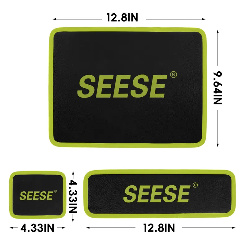 【FathersDayGift】SEESE 3PC Flexible Magnetic Tool Mat & Tray Holder - Magnetic Tool Tray, Flexible Magnetic Mat, PVC & Non-Slip for Garage Workshop, Auto Repair Tools fathersdaygiftideas fathersdaygift