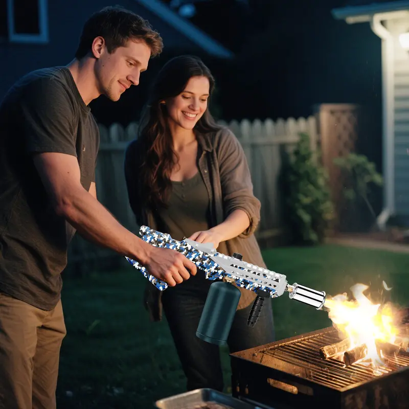 ARTFLAMM Powerful Propane Torch Gun, Multi-use Torch With Adjustable Flame, Blow Torch for Campfire, Fire Pit Starter, Fun Gift (Propane Tank Not Included) fathersdaygift