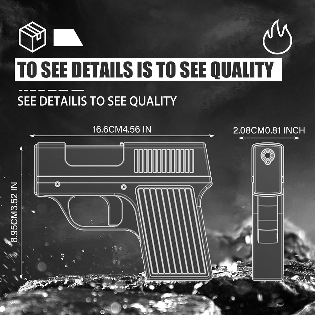 Windproof Lighter with Cigarette Case, Shatterproof, Refillable, Jet Torch, Holds 10 Cigarettes, Black, Modern Style