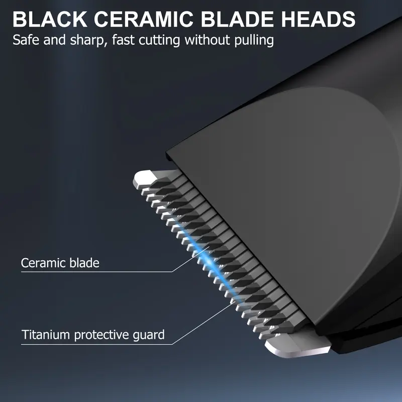 [FathersDayGift] OLOV Anti-Nick Body & Ball Trimmer - Safe Ceramic Blade Groomer for Men