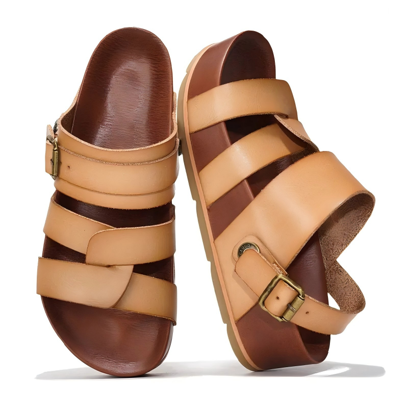 Women's | Eco-Leather Platform Sandals | Lightweight | Non-Slip - Proud