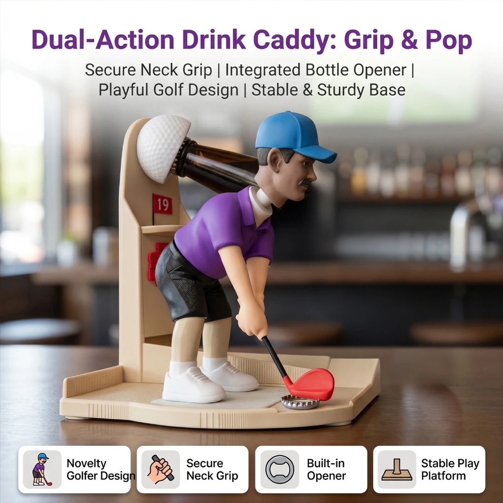Golf Beer Bottle Opener