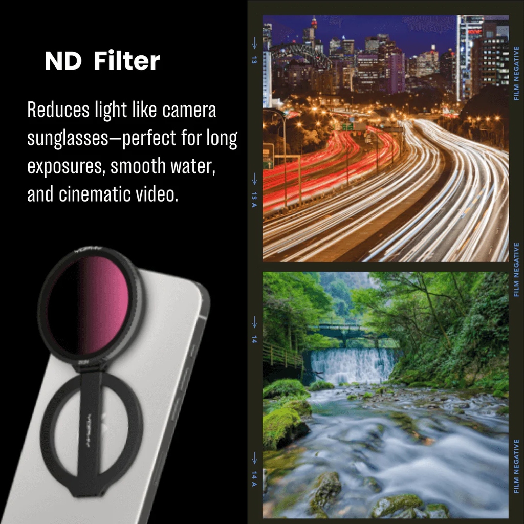 Magwink & Yophy O3 MagSafe Magnetic Mount with 52 mm CPL & ND64 Filters