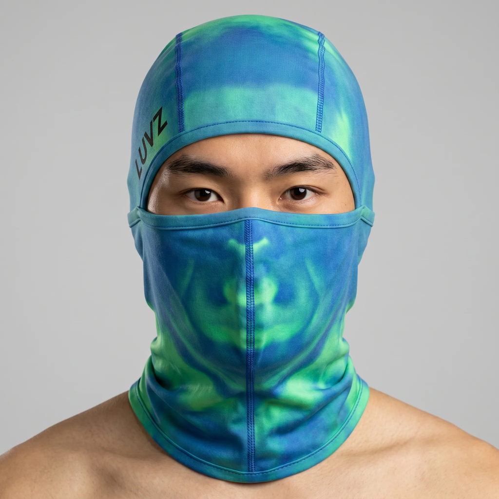 Heat Reactive Balaclava,Unisex Temperature Sensitive Color Change Ski Mask,Cold Weather Gear Color-Changing Full Head Wrap Motorcycle for Hiking Cycling,Secret  Gifts