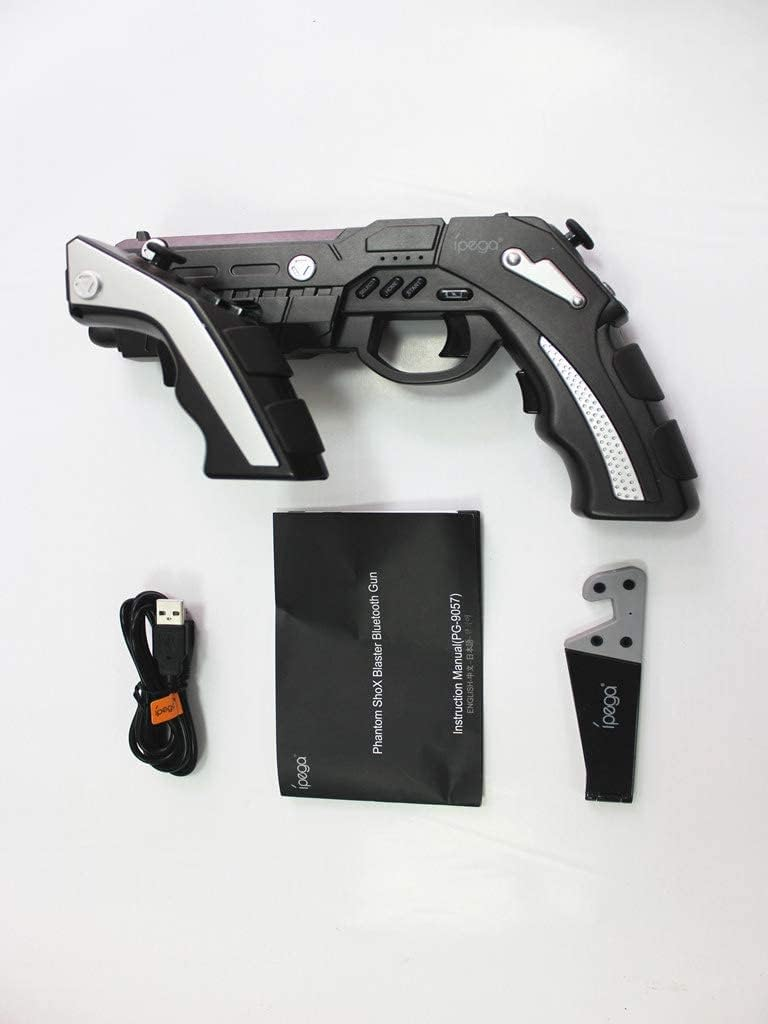 Gun-shaped wireless Bluetooth game controller sticker, suitable for mobile phones, tablets, and TV boxes; a creative gift.