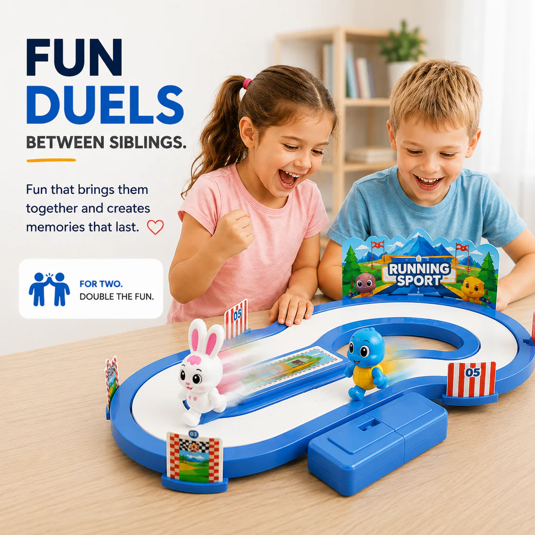 Interactive Racing Game Screen-Free Fun for Kids with Endless Energy