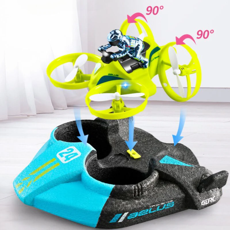 A new 3-in-1 children's toy for boys, combining land, sea, and air capabilities, including an underwater remote-controlled airplane, perfect as a holiday gift.
