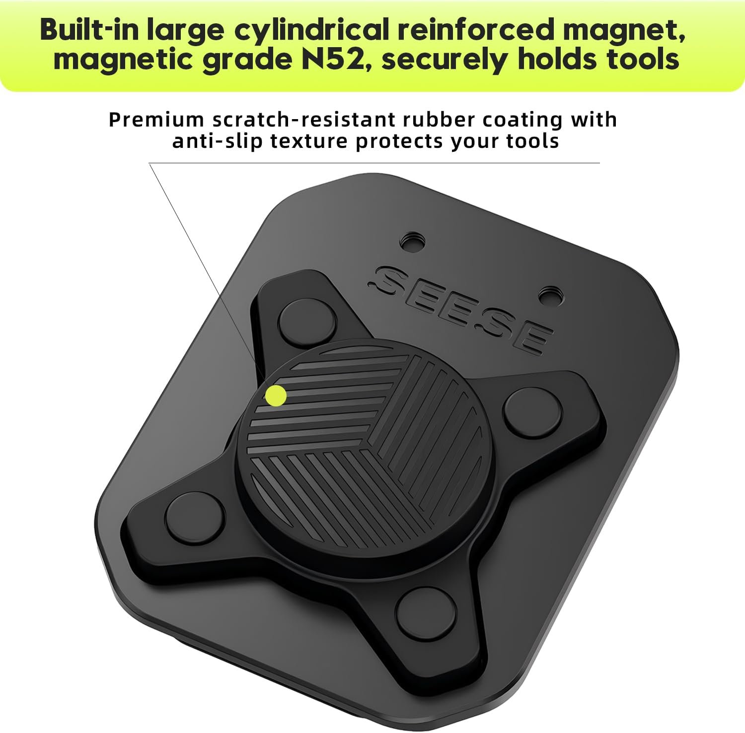 Strong Magnetic Tool Holder: Magnetic Belt Clip for Power Tools & Hand Tools, Anti-Fall Secure Grip for Home Improvement, Workshop, Electrician