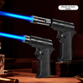 Mechanical telescopic lighter, high temperature and high power, windproof spray gun, suitable for outdoor barbecues and baking, Father's Day gift.