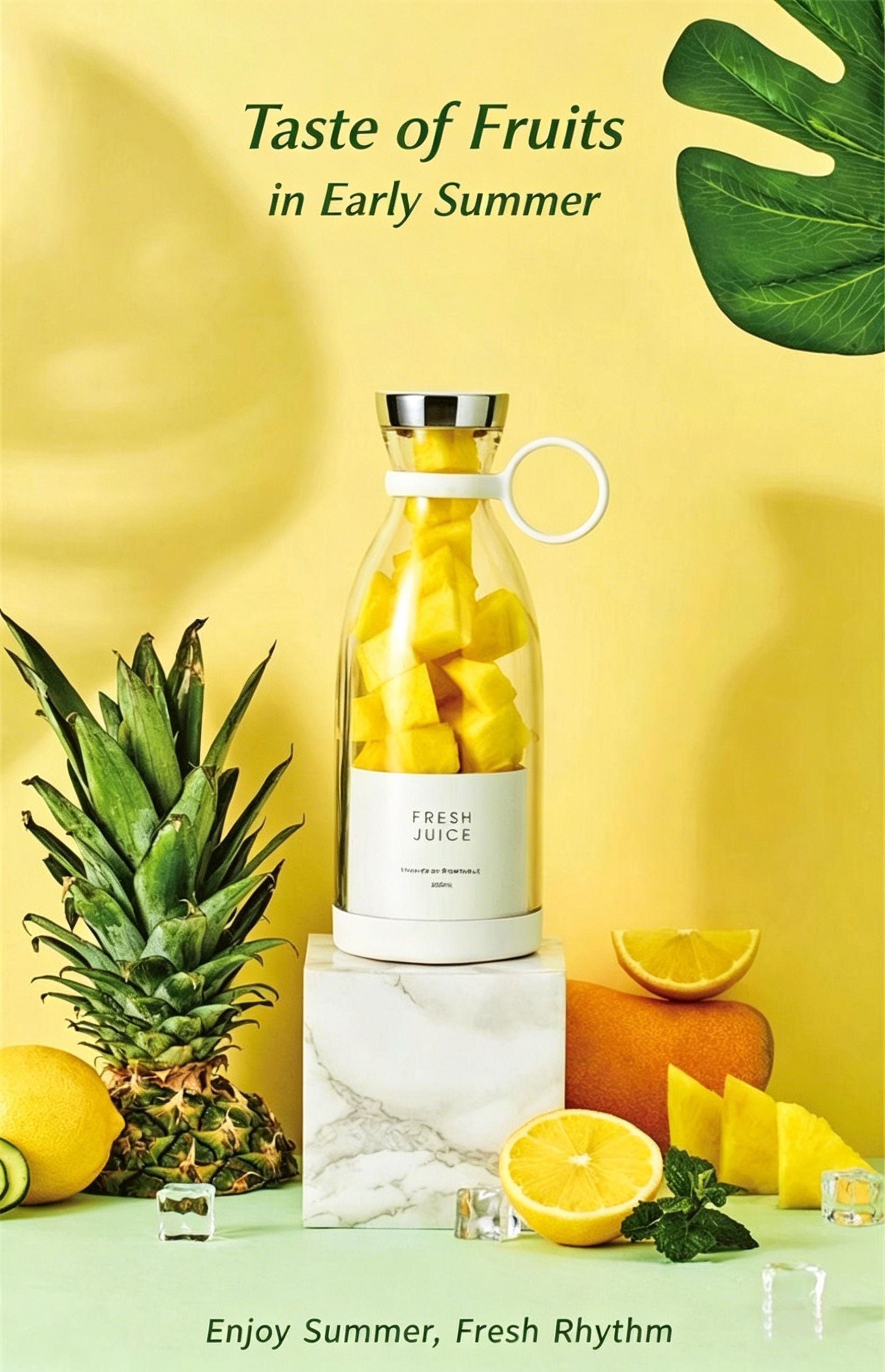 Portable wireless juicer cup