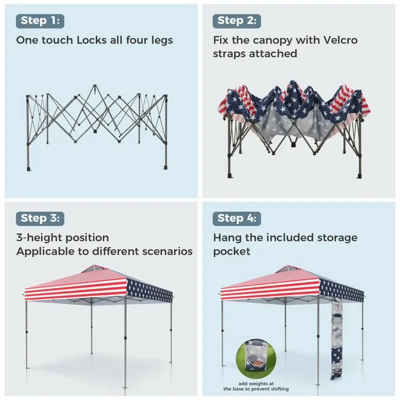 [Waterproof & UV-Resistant] PHIVILLA 10x10ft/12x12ft Pop-up Canopy Tent, Instant Portable Canopy Tent Outdoor Gazebo, One-Push-To-Lock Outdoor Gazebo with Roller Bag