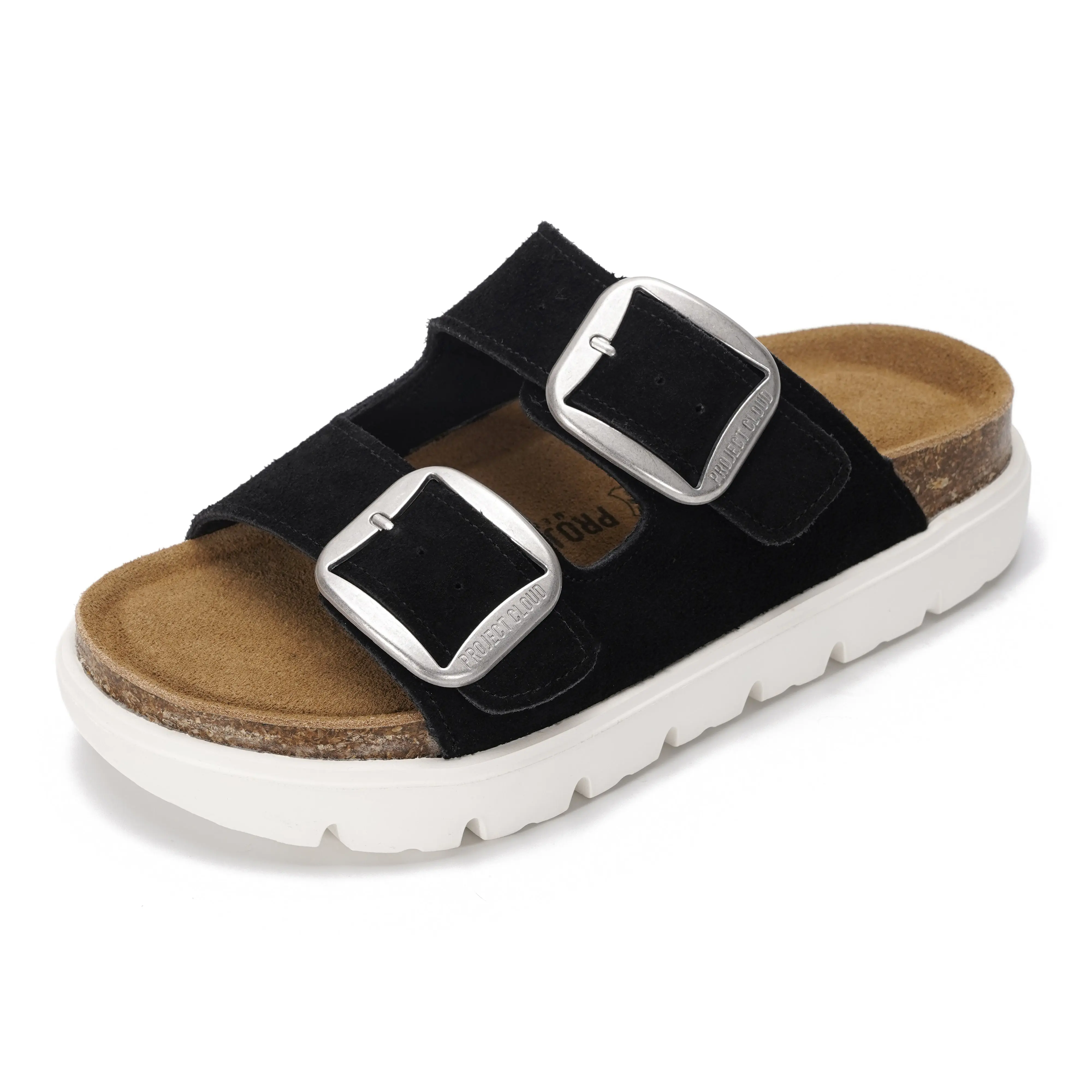Women's Genuine Leather Flatform Platform Sandals | Summer Walking Footwear |  Non-Slip – Greece Chunky
