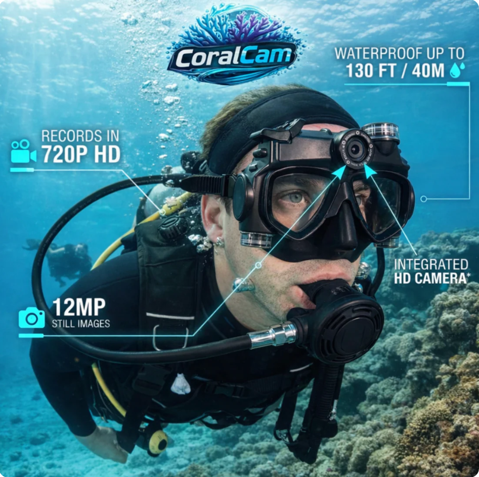 High-definition photography diving goggles