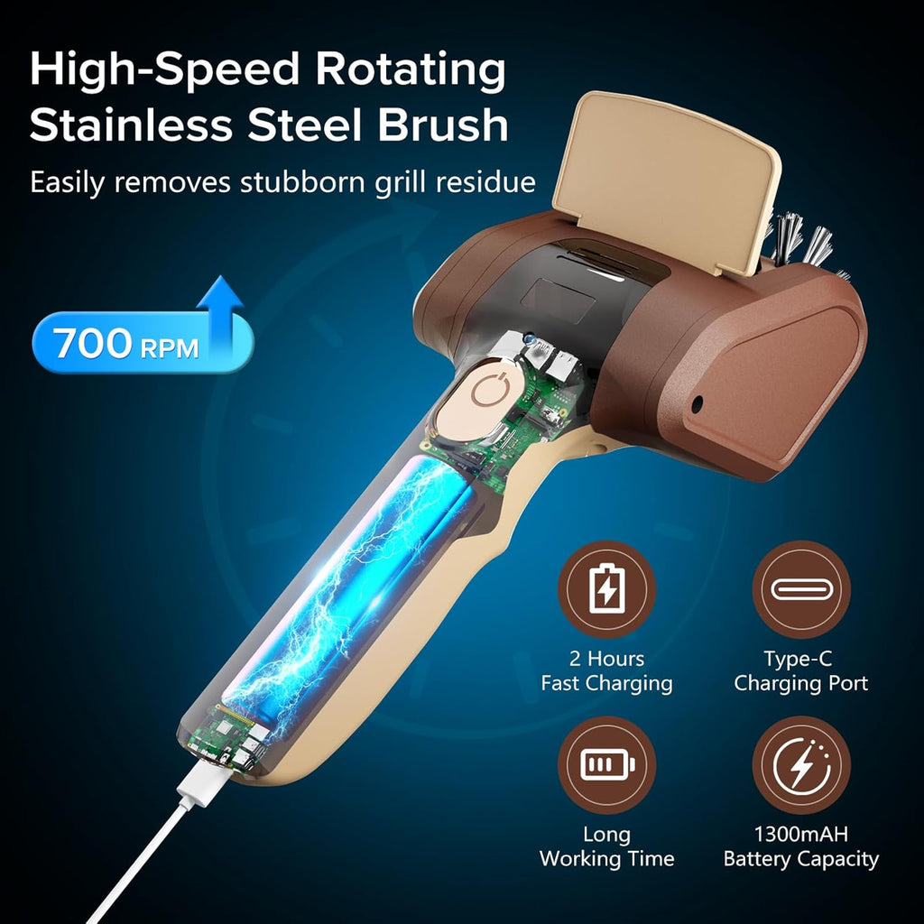 Electric BBQ Cleaning Brush