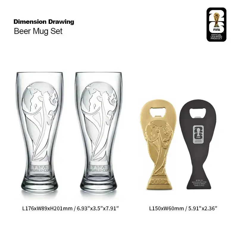 The Ultimate Official FIFA World Cup 2026 Shatterproof Mugs （Not glass）and Magnetic Gold Opener set---Raise a cup to Victory Drink Drinkware Premium Soccer Gifts soccer fan gear summervibes,summerwins summerwins